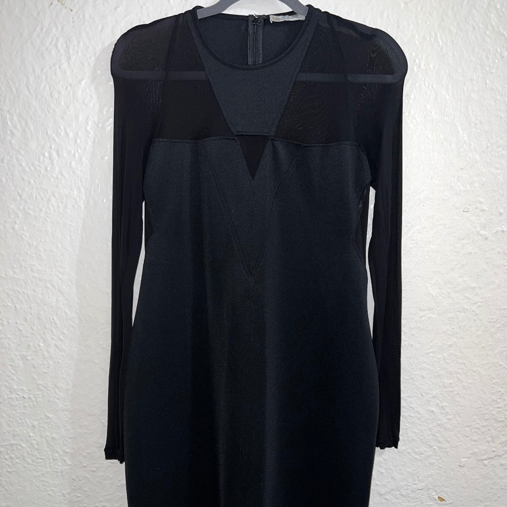 Versace Collection Black Midi Dress